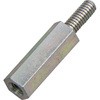 4×20 ECO-FE 六角支柱(鉄(鉛フリー鋼)/三価ホワイト) 大阪魂 42261886