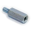 BSF-415E 六角雄ねじ・雌ねじスペーサー BSF-E(鉄/三価ホワイト) 廣杉計器 42268974