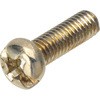 M3×10 (+-)ナベ小ねじ(黄銅/ニッケル)(パック品) 大阪魂 42278792