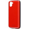 AQUOS R3 SH-04L/SHV44/SoftBank 耐衝撃ハイブリッドケース 「PALLET AIR」 レッド ストラップホール付 LEPLUS