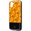 AQUOS R3 SH-04L/SHV44/SoftBank 耐衝撃ハイブリッドケース 「PALLET AIR Katie」 モザイクイエロー ストラップホール付 LEPLUS