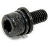M6×15 六角穴付ボルト(キャップスクリュー)I=3(SW+ISOW組込)(鉄/3価ブラック)(パック品) 大阪魂 42813285