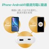 DE-C16L-10050WF oCobe[ 10050mAh 2.4A ^CvC͑Ή Type-CP[ut (USB-C) 50cm e GR 42817803