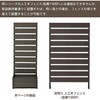 YPF-1550(NA) 人工木 プランターフェンス 高さ150/180cm YAMAZEN(山善) 42822938