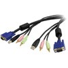 USBVGA4N1A6 1.8m USB / VGA / �I�[�f�B�I / �}�C�N ��̌^KVM PC�ؑ֊�p�P�[�u�� StarTech.com 43085553