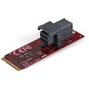 M2E4SFF8643 U.2 (SFF-8643) - M.2 PCI Express 3.0 x4 �z�X�g�A�_�v�^�J�[�h 2.5�C���` U.2 NVMe SSD�Ή� StarTech.com 43093899