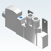SY3120-5WO-C6-F2 SY3_20_SU - 直接配管形バルブ/単体(SY3120-5WO) SMC 43137885