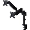 DPA-DS07BK モニターアーム 17～32インチ 約1kg～約9kg(×2) デュアル ショート 支柱付 ガス式 エレコム 43151546
