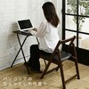 RYST5040H(ABR/BK4) 折りたたみテーブル ミニテーブルハイ YAMAZEN(山善) 62302197