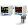 ISE20C(H) Series 汎用流体用 3画面 高精度デジタル圧力スイッチ 2出力+アナログ出力(電圧/電流) 正圧用 SMC