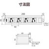 T-ECOH3410NM 電源タップ 延長コード 4個口 3P 2P変換アダプタ付 マグネット RoHS準拠 抜け止め 熱に強い二重構造 コンセント エレコム 17983315