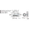 クローズエンドキャップ M12XP1.25 1個 (アルミ製・ロゴ入り) 単品 KYO-EI