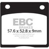 UK製ケブラー オーガニックFAシリーズ ブレーキパッド リア右側用 EBC Brakes (イービーシーブレーキ)