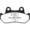 EBC-Brakes British Made Semi-Sintered V-Pads to fit Rear Left
