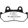 EBC-Brakes British Made Semi-Sintered V-Pads to fit Rear Left