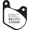 EBC-Brakes British Made Semi-Sintered V-Pads to fit Rear Left
