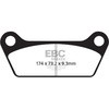 EBC-Brakes British Made Semi-Sintered V-Pads to fit Rear Left