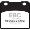EBC-Brakes British Made Semi-Sintered V-Pads to fit Rear Left