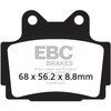 EBC-Brakes British Made Semi-Sintered V-Pads to fit Rear Left