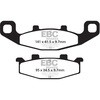 EBC-Brakes British Made Semi-Sintered V-Pads to fit Rear Right