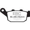 EBC-Brakes British Made Semi-Sintered V-Pads to fit Rear Left