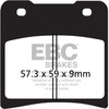 EBC-Brakes British Made Semi-Sintered V-Pads to fit Rear Left