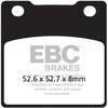 EBC-Brakes British Made Semi-Sintered V-Pads to fit Rear Right