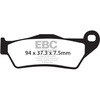 FA181V UK�� �Z�~-�V���^�����O V�p�b�h �t�����g�����p EBC Brakes (�C�[�r�[�V�[�u���[�L) 43847005
