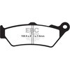 EBC-Brakes British Made Semi-Sintered V-Pads to fit Rear Left