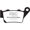 EBC-Brakes British Made Semi-Sintered V-Pads to fit Rear Left