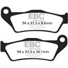 EBC-Brakes British Made Semi-Sintered V-Pads to fit Rear Right
