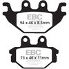 EBC-Brakes British Made Semi-Sintered V-Pads to fit Rear Right