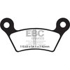 EBC-Brakes British Made Semi-Sintered V-Pads to fit Rear Left