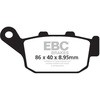 EBC-Brakes British Made Semi-Sintered V-Pads to fit Rear Right