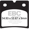EBC-Brakes British Made Semi-Sintered V-Pads to fit Rear Right