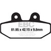 EBC-Brakes British Made Semi-Sintered V-Pads to fit Rear Left