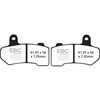 FA409VLD Limited Edition �N���[���o�b�N �Z�~-�V���^�����O V�p�b�h �t�����g�����p EBC Brakes (�C�[�r�[�V�[�u���[�L) 43847599
