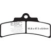 GFA276HH GFA �V���^�����O Race �u���[�L�p�b�h �t�����g�����p EBC Brakes (�C�[�r�[�V�[�u���[�L) 43849288