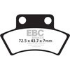 FA232R R �V���[�Y Heavy Duty �V���^�����O �u���[�L�p�b�h ���A�����p EBC Brakes (�C�[�r�[�V�[�u���[�L) 43850697