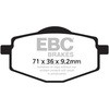 EBC-Brakes Carbon TT Pads for Enduro/MX Bikes to fit Front Left