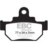 EBC-Brakes Carbon TT Pads for Enduro/MX Bikes to fit Front Left