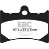 EBC-Brakes Carbon TT Pads for Enduro/MX Bikes to fit Front Left