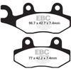 EBC-Brakes Carbon TT Pads for Enduro/MX Bikes to fit Front Right