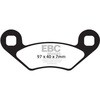EBC-Brakes Carbon TT Pads for Enduro/MX Bikes to fit Front Left