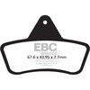EBC-Brakes Carbon TT Pads for Enduro/MX Bikes to fit Front Left