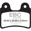 EBC-Brakes Carbon TT Pads for Enduro/MX Bikes to fit Front Left