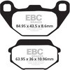 FA305TT �J�[�{�� TT �p�b�h Enduro/MX �o�C�N ���A�E���p EBC Brakes (�C�[�r�[�V�[�u���[�L) 43852237