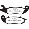 EBC-Brakes Carbon TT Pads for Enduro/MX Bikes to fit Front Left