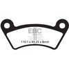 EBC-Brakes Carbon TT Pads for Enduro/MX Bikes to fit Front Left