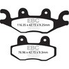 EBC-Brakes Carbon TT Pads for Enduro/MX Bikes to fit Front Left